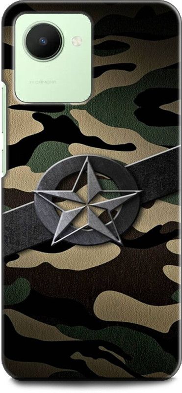 WallCraft Back Cover for Realme C30, RMX3581 ARMY, TEXTURE, UNIFORM, MILITARY, COMO, DRESS CODE  (Multicolor, Dual Protection, Pack of: 1)