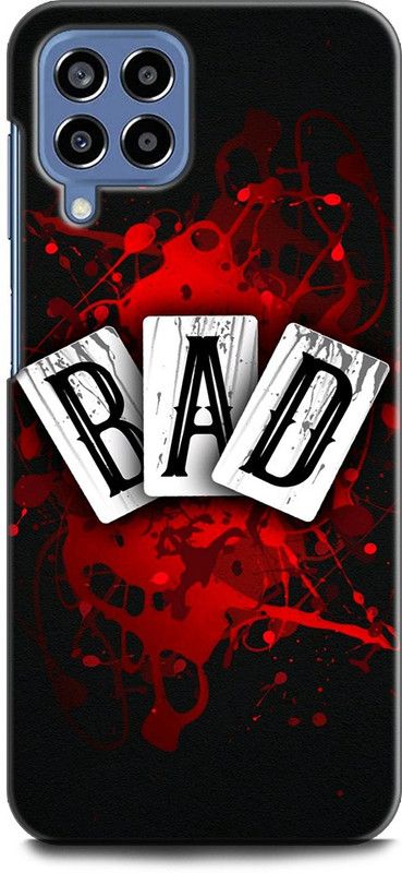WallCraft Back Cover for SAMSUNG Galaxy M33 5G BAD, CARD, SPLATTER, QUOTES, PAINT  (Multicolor, Dual Protection, Pack of: 1)