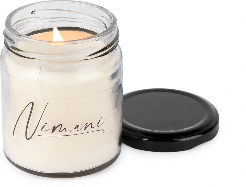 Nimani Handicraft Handmade Essential Scented Oil Candle with Reusable Jar  (150 ml)