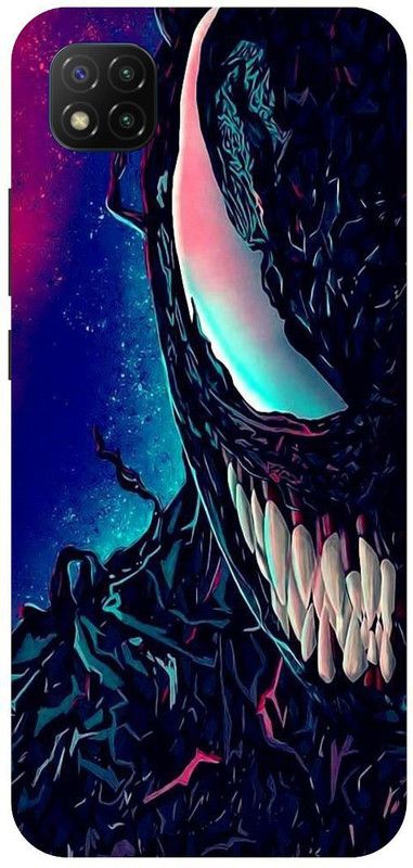 THE NARAYANA COLLECTIONS Back Cover for POCO C3-VENOM,SPIDER,MAN,ANGEY  (Multicolor, Hard Case, Pack of: 1)