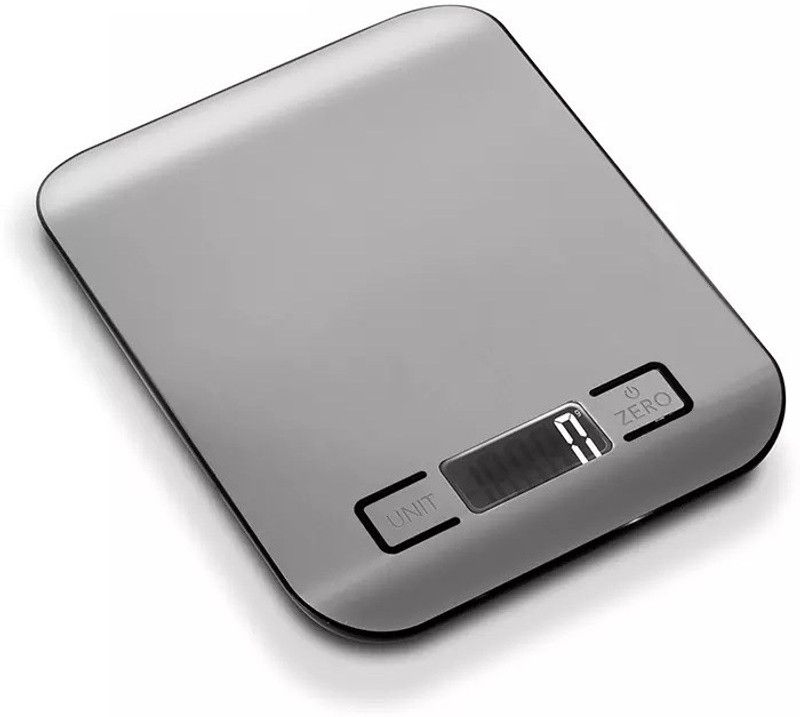 QNOVE 10Kg Weight Machine with Fast Response Sensor for Shop, Home Weighing Scale  (Silver)