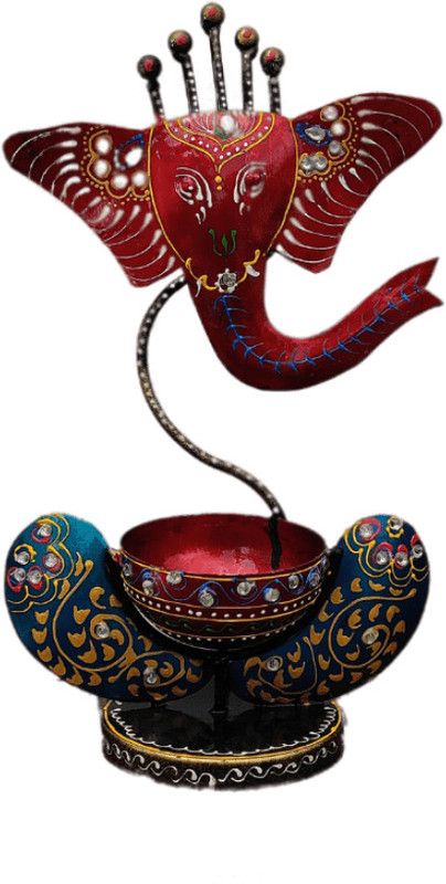 KarigarBazaar Decorative Showpiece - 30 cm  (Iron, Multicolor)