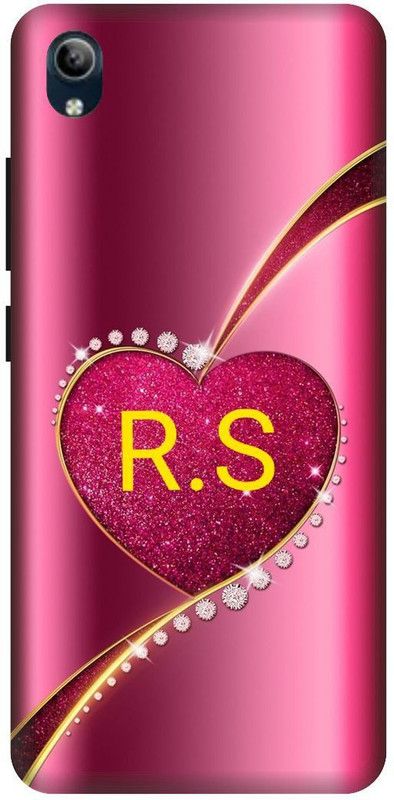 PHONE WALEY.COM Back Cover for VIVO Y91i , VIVO 1820 ,RS, R LOVES, S NAME, RS Love Printed  (Pink, Hard Case, Pack of: 1)