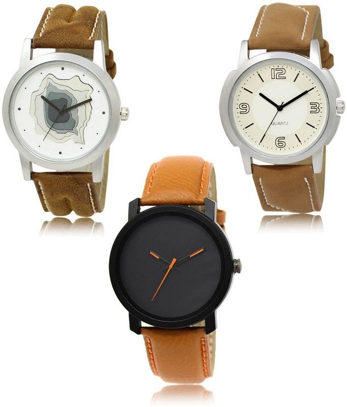 New latest Designer Combo of 3 Analog Watch - For Men LR-09-16-20