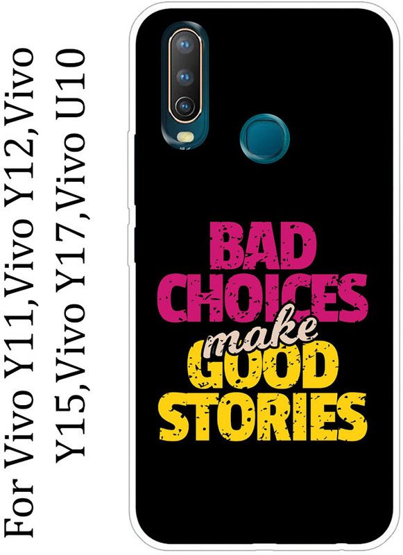 Anami Back Cover for vivo Y11, vivo Y12, vivo Y17, vivo U131  (Multicolor, Grip Case, Silicon)