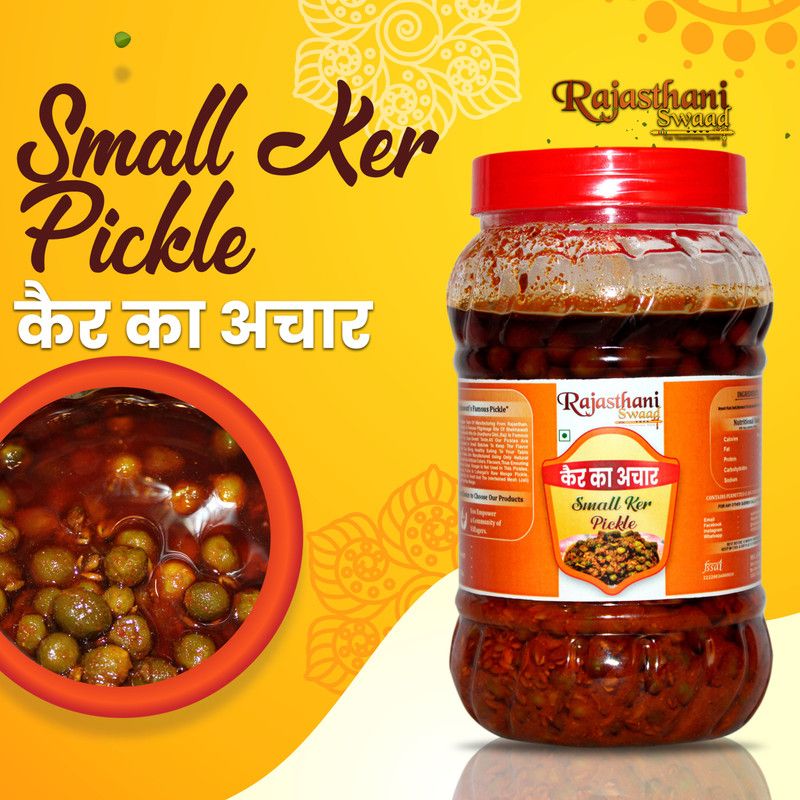 Rajasthani Swaad Teet Ka Achar Homemade Small Ker Pickle Tenti Pickle  (500 g)