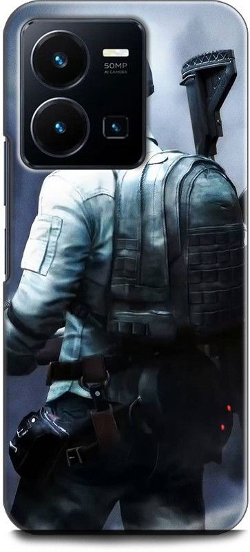 WallCraft Back Cover for Vivo Y35, V2205 PUBG, GAME  (Multicolor, Dual Protection, Pack of: 1)