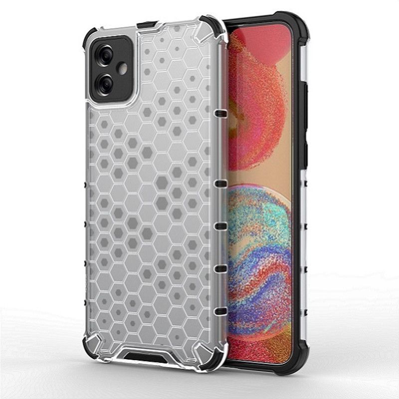 Empire Accessories Back Cover for Samsung F04 edge to edge Boom Transparent Honeycomb case  (Transparent, Shock Proof, Pack of: 1)