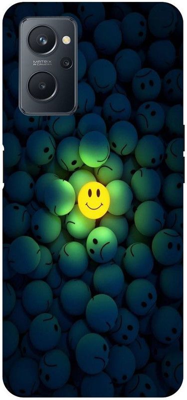 Zaplab Back Cover for OPPO K10, CPH2373 Smile Emoji Printed  (Multicolor, Hard Case, Pack of: 1)