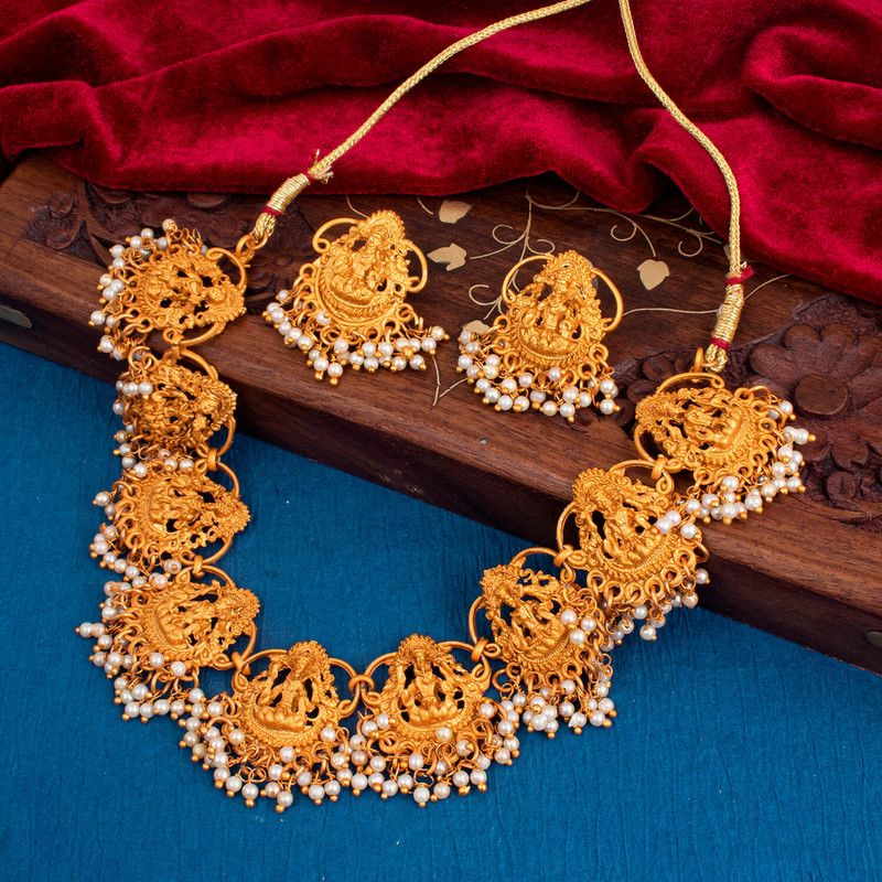 Zinc Jewel Set  (Gold)