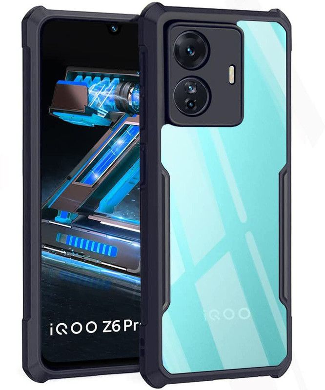 Chronic Back Cover for iQOO Z6 Pro  (Transparent, Flexible, Pack of: 1)