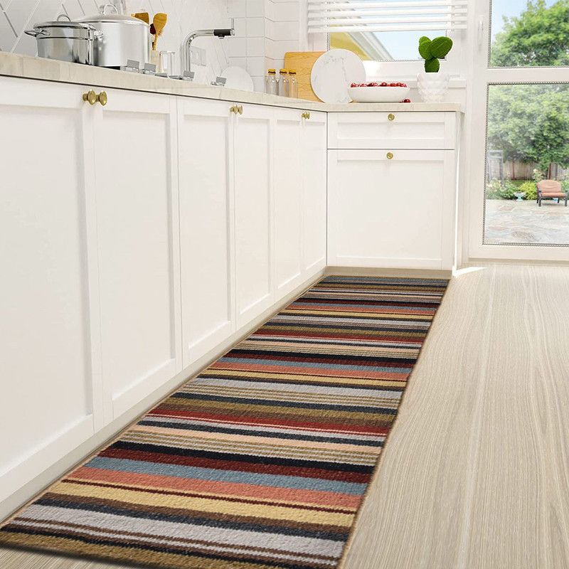 Decordec Wool Floor Mat  (Multicolor, Medium)