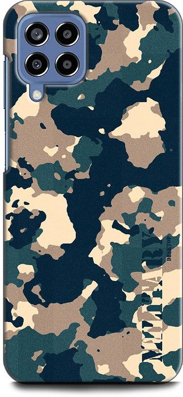 WallCraft Back Cover for SAMSUNG Galaxy M53 5G ARMY, TEXTURE, UNIFORM, MILITARY, COMO  (Multicolor, Dual Protection, Pack of: 1)