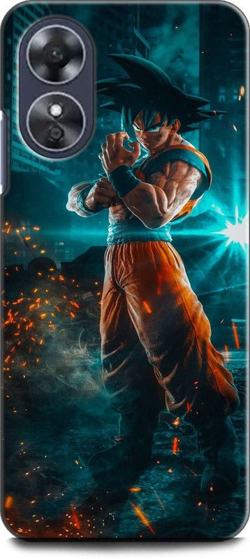 WallCraft Back Cover for OPPO A17, CPH2477 GOKU, ANIME, VEGETA, NARUTO, KAKASHI, NEON  (Multicolor, Dual Protection, Pack of: 1)