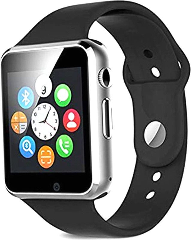 Buy Of A1 Smart Watch - Support Memory Card, Camera, Voice Calling, SIM, Bluetooth Smartwatch  (Black Strap, Free Size)