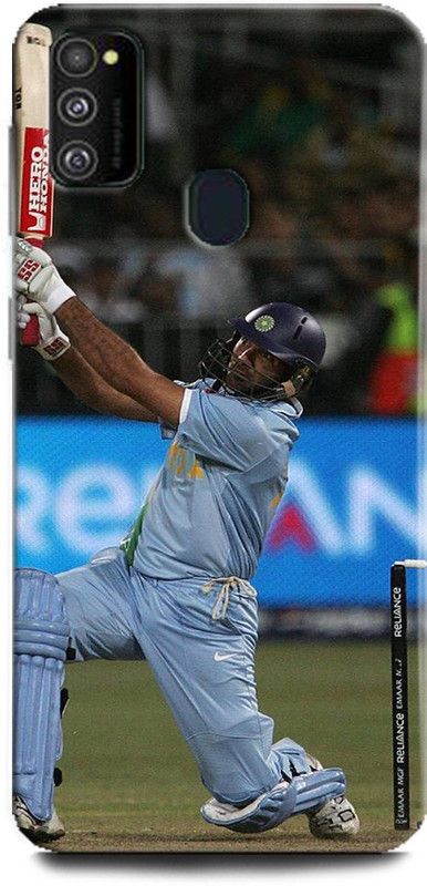 WallCraft Back Cover for Samsung Galaxy M21 YUVRAJ SINGH, CRICKET, SPORT  (Multicolor, Dual Protection, Pack of: 1)