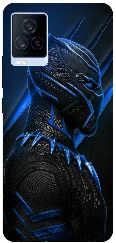 THE NARAYANA COLLECTIONS Back Cover for IQOO 7- V2049A-BLACK,PANTHER,TIGER,TENDUAA,LEOPARD  (Multicolor, Hard Case, Pack of: 1)