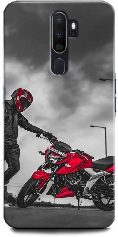 Afterglow Back Cover for OPPO A5 2020 THUNDER,APACHE, RTR BIKE, BIKER  (Multicolor, Shock Proof, Pack of: 1)