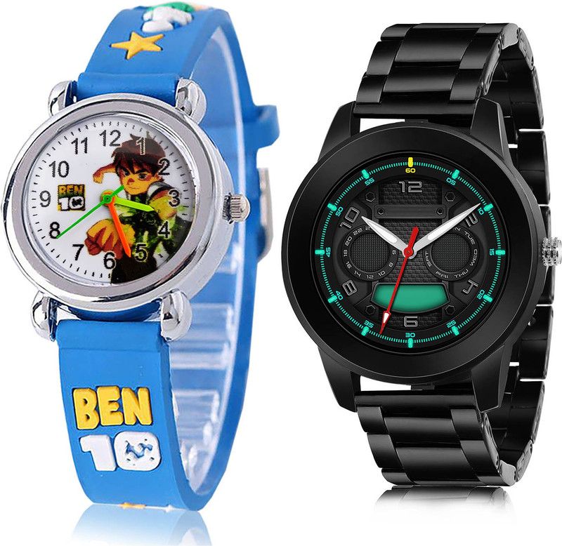 Analog Watch - For Boys Classical Professional 2 Watch Combo For Boys And Men - BK101-(57-S-20)