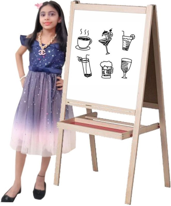Third Eye White Board For Kids (Design-2) White board  (60 cm x 90 cm)