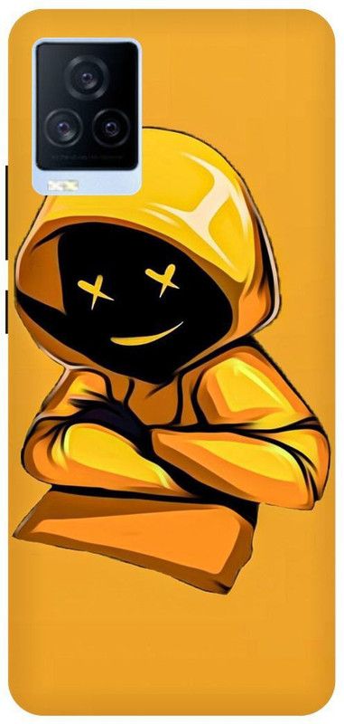 THE NARAYANA COLLECTIONS Back Cover for IQOO 7- V2049A-HACKER,MARSHMELLO,SMILE,MASK,NINJA  (Multicolor, Hard Case, Pack of: 1)