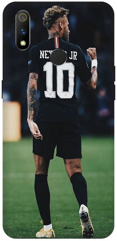 THE NARAYANA COLLECTIONS Back Cover for REALME 3-RMX1825-JR,NEYMAR,STYLISH,FOOTBALLER  (Multicolor, Hard Case, Pack of: 1)