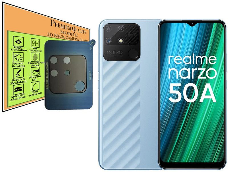 YCHROZE Back Camera Lens Glass Protector for Realme Narzo 50A  (Pack of: 1)