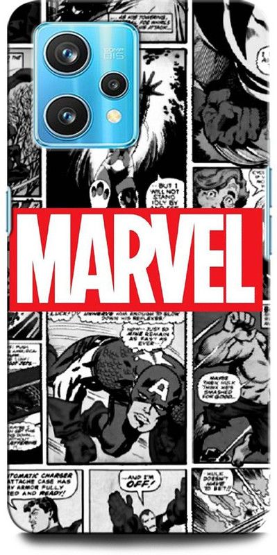GRAFIQE Back Cover for Realme Narzo 50 Pro 5G AVENGERS, AVENGERS LOGO, MARVEL, AVENGER, THOR, IRON MAN  (Multicolor, Shock Proof, Pack of: 1)