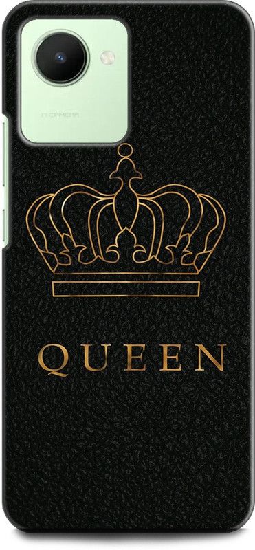 WallCraft Back Cover for Realme C30s, RMX3690 QUEEN, GOLD, BLACK, QUOTES, POSITIVE  (Multicolor, Dual Protection, Pack of: 1)