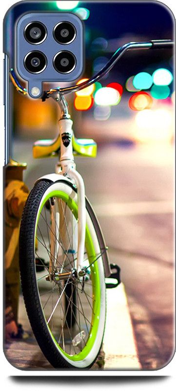 WallCraft Back Cover for SAMSUNG Galaxy M53 5G CYCLE, BICYCLE, SUPER CYCLE, CLASSIC  (Multicolor, Dual Protection, Pack of: 1)