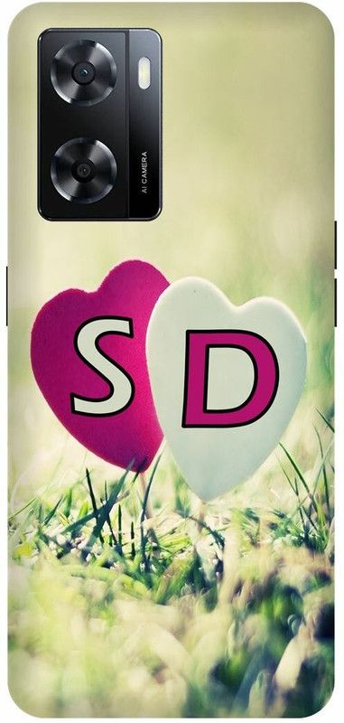 Dimora Back Cover for OPPO A57, S LOVES D NAME S NAME D LETTER ALPHABET S LOVE D NAME  (Multicolor, Hard Case, Pack of: 1)