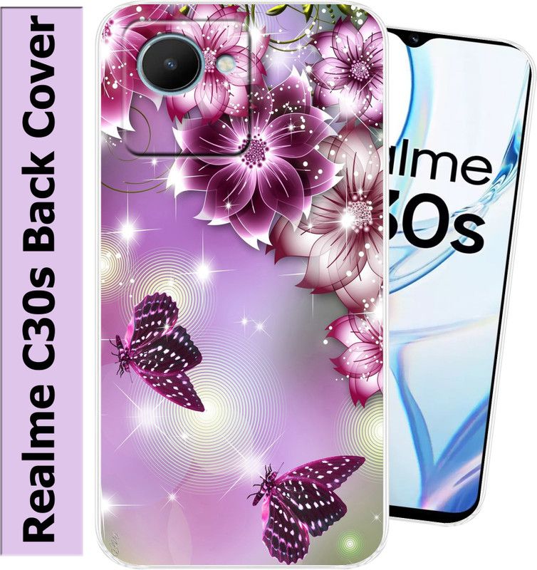 Coolcase Back Cover for Realme C30s  (Multicolor, Flexible, Silicon, Pack of: 1)