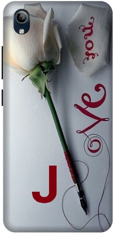 PHONE WALEY.COM Back Cover for VIVO Y91i , VIVO 1820 ,J letter,J name J word , Printed Back Cover  (White, Hard Case, Pack of: 1)