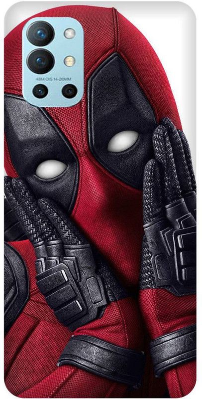 FRONK Back Cover for OnePlus 9R 5G, LE2101, DEADPOOL, MARVEL, SUPER, HERO  (Red, Hard Case, Pack of: 1)