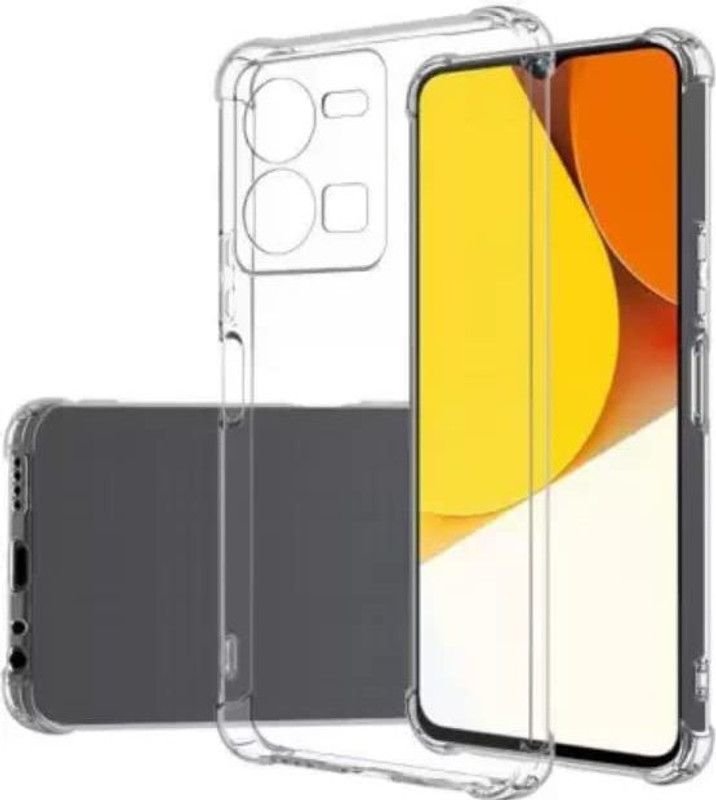 O2MG Back Cover for vivo Y35  (Transparent, Shock Proof, Silicon, Pack of: 1)
