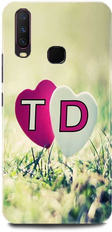 MP ARIES MOBILE COVER Back Cover for VIVO U3,T Loves D Name,T Name, D Letter, Alphabet,T Love D NAME  (Multicolor, Hard Case, Pack of: 1)