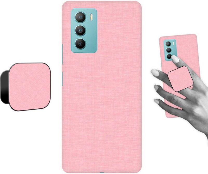 COBIERTAS Back Cover for Vivo T1 44W  (Multicolor, Cases with Holder, Pack of: 1)