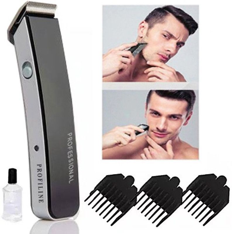 Profiline HAIR CUTTING MACHINE RECHARGEABLE ELECTRIC BARBER HAIR CLIPPERS PROFESSIONAL Trimmer 45 min Runtime 1 Length Settings  (Multicolor)