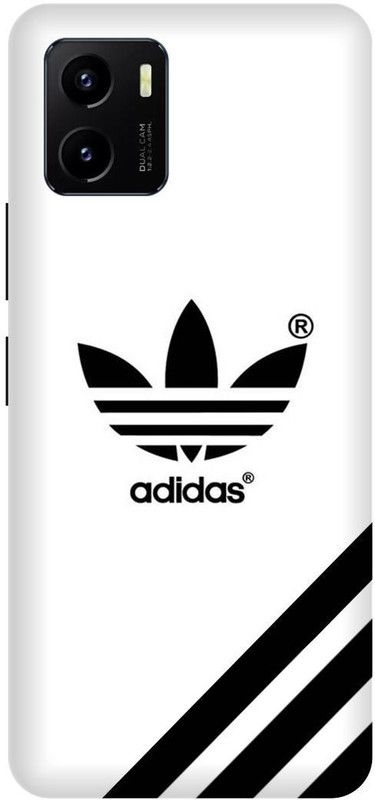 FRONK Back Cover for vivo Y15s, V2120, ADIDAS, LOGO, SIGN, DESIGN, EMBLEM  (White, Hard Case, Pack of: 1)