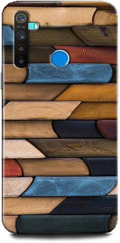 WallCraft Back Cover for Realme 5 Pro / RMX1971 WALL, COLORFULL, WOOD, ABSTRACT, TEXTURE  (Multicolor, Dual Protection, Pack of: 1)