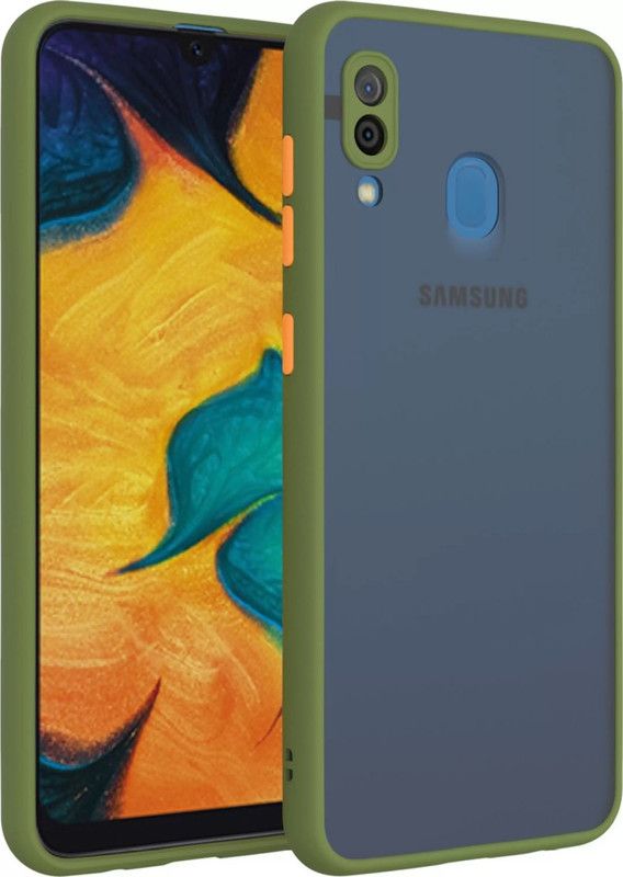 Tremolite Back Cover for Samsung Galaxy A10  (Green, Camera Bump Protector, Pack of: 1)