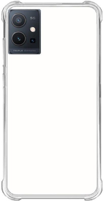 INFINITYWORLD Back Cover for vivo Y75 5G  (Transparent, Shock Proof, Silicon, Pack of: 1)
