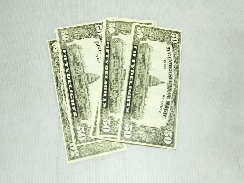 A SARKAR MAGIC WORLD 6 BILL REPEAT MAGIC / MULTIPLYING DOLLAR MAGIC / MONEY MANIPULATION MAGIC 1 Magic Tricks  (Age: 6 & UP)