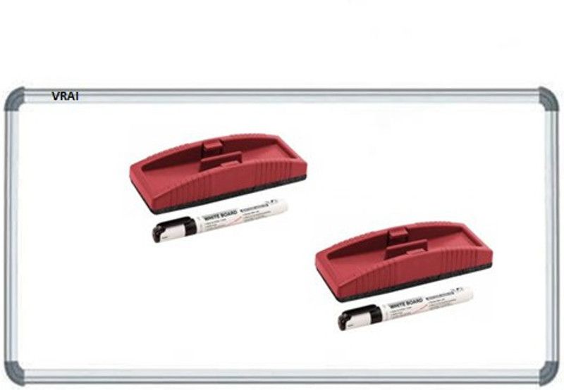 VRAI Non Magnetic Whiteboards  (Set of: 2, White, Green)