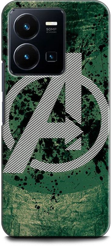 WallCraft Back Cover for Vivo Y35, V2205 AVENGERS, AVENGERS SIGN, MARVEL, AVENGER, COMIC  (Multicolor, Dual Protection, Pack of: 1)