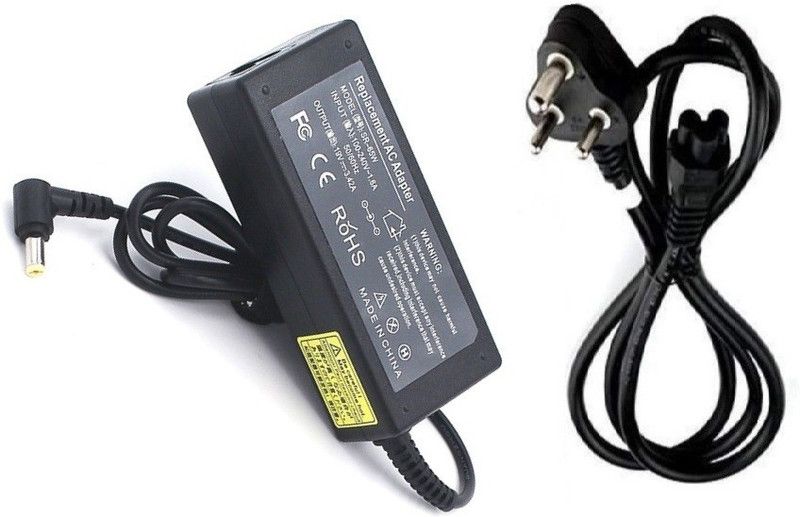 Laplogix Travelmate P453-MG 19V 3.42A 65 W Adapter  (Power Cord Included)
