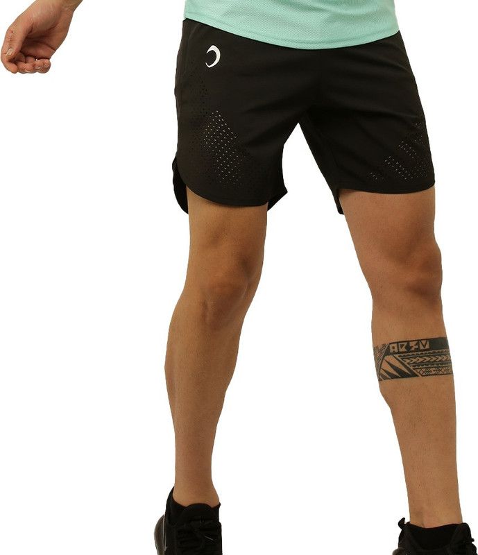 Solid, Self Design Men Black Casual Shorts, Cycling Shorts, Gym Shorts, Regular Shorts, Running Shorts, Sports Shorts
