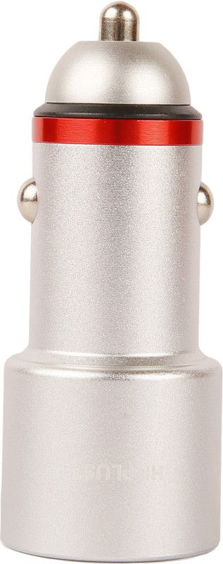 HI-PLUS 3.4 Amp Turbo Car Charger  (Black, Silver)