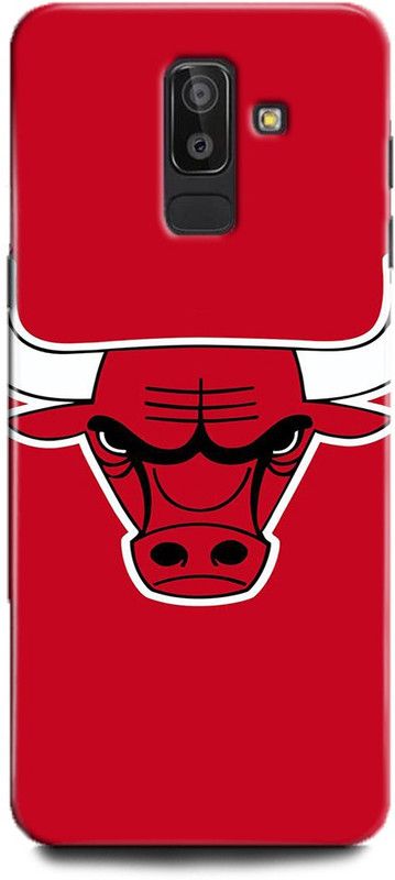 Afterglow Back Cover for SAMSUNG Galaxy J8 RED BULL, BULL, CHICAGO BULL, BULL LOGO  (Multicolor, Shock Proof, Pack of: 1)