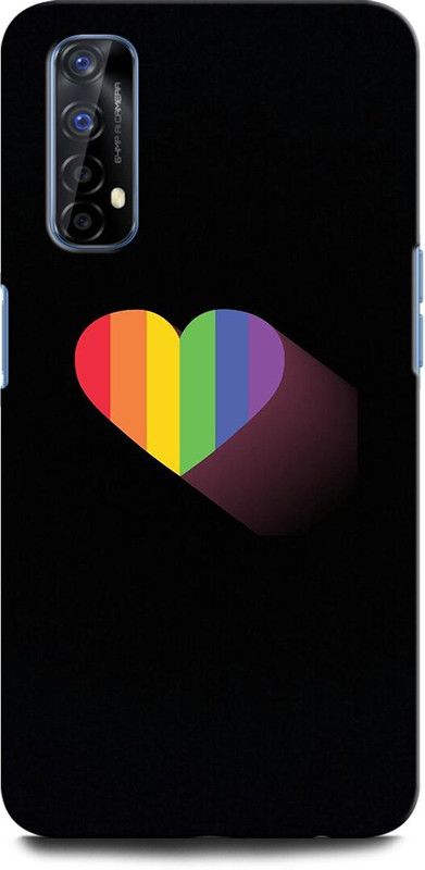 INTELLIZE Back Cover for Realme Narzo 20 Pro RAINBOW, HEART RAINBOW, LOVE FOREVER  (Multicolor, Hard Case, Pack of: 1)